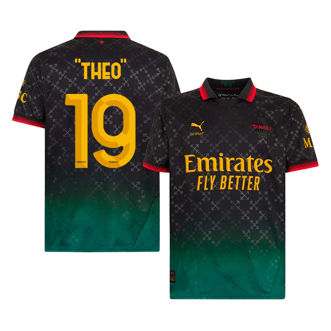 THEO #19 AC Milan Fourth Away Soccer Jersey