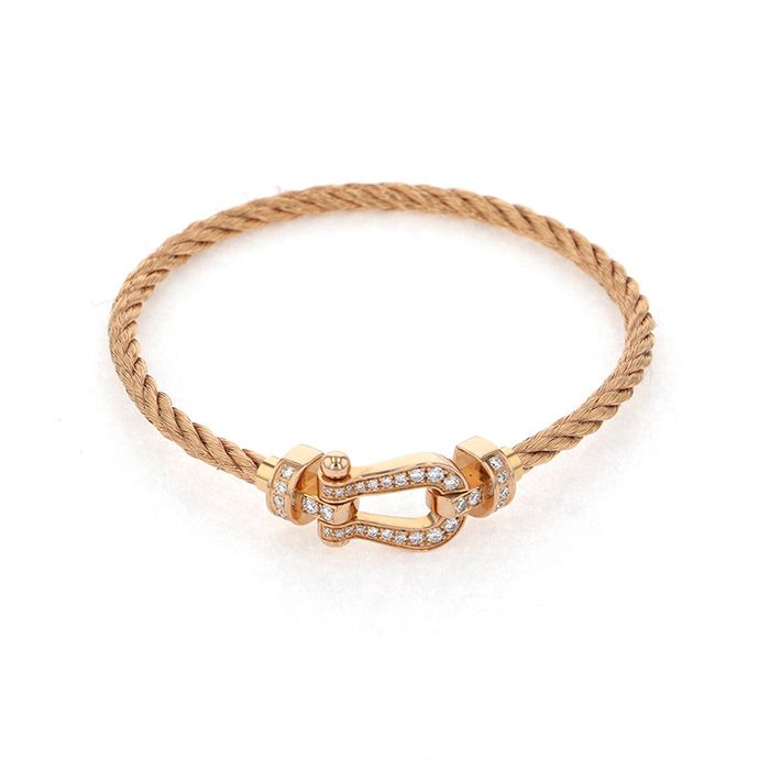 FRED Force 10 Bracelet 18K Rose Gold Diamond