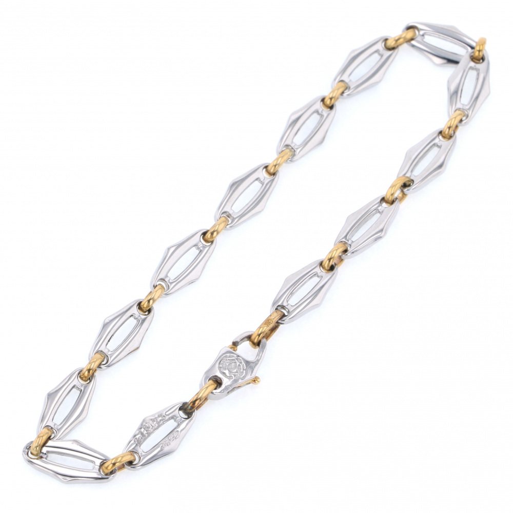 Cartier Yellow Gold / Stainless Bracelet K18YG 18K Yellow Gold & Stainless Steel