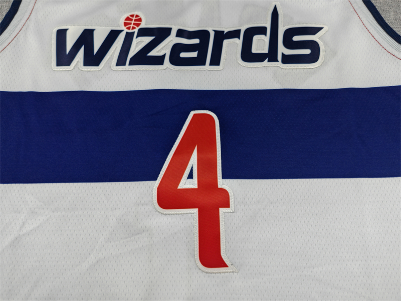 Men's Washington Wizards AJ Dybantsa #4 White Swingman Jersey - Association Edition