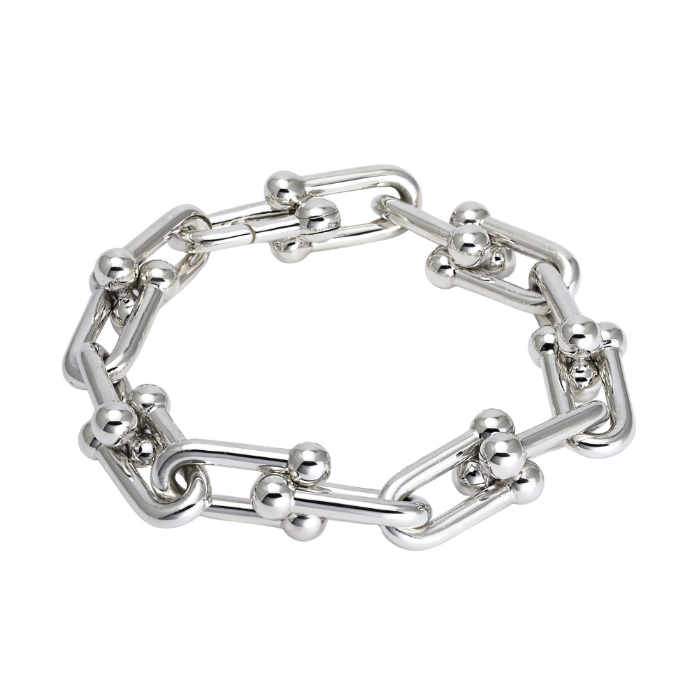 Tiffany & Co. Hardware Link Bracelet Sterling Silver 60153089