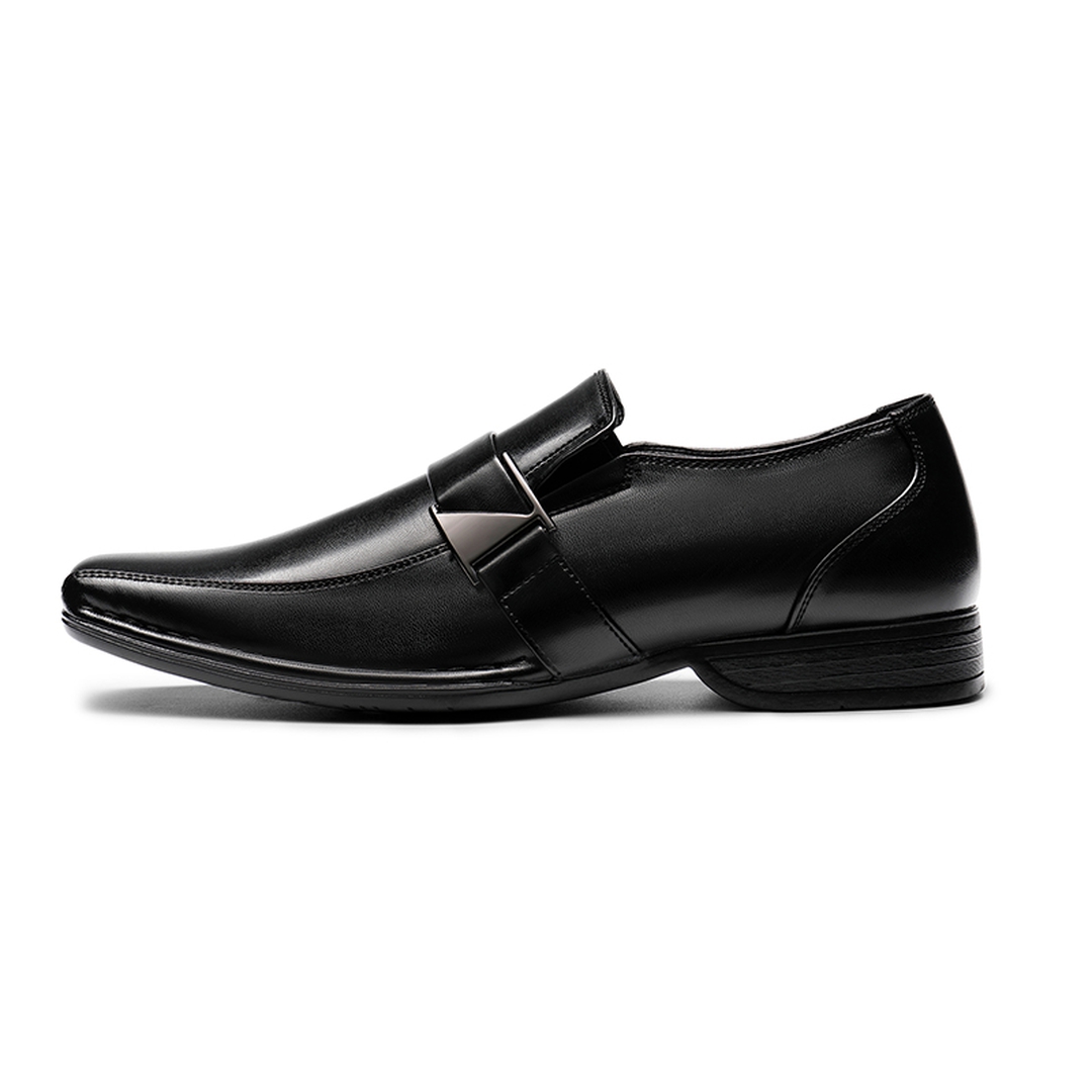 Men's Wide Monk Strap Dress Loafer Shoes