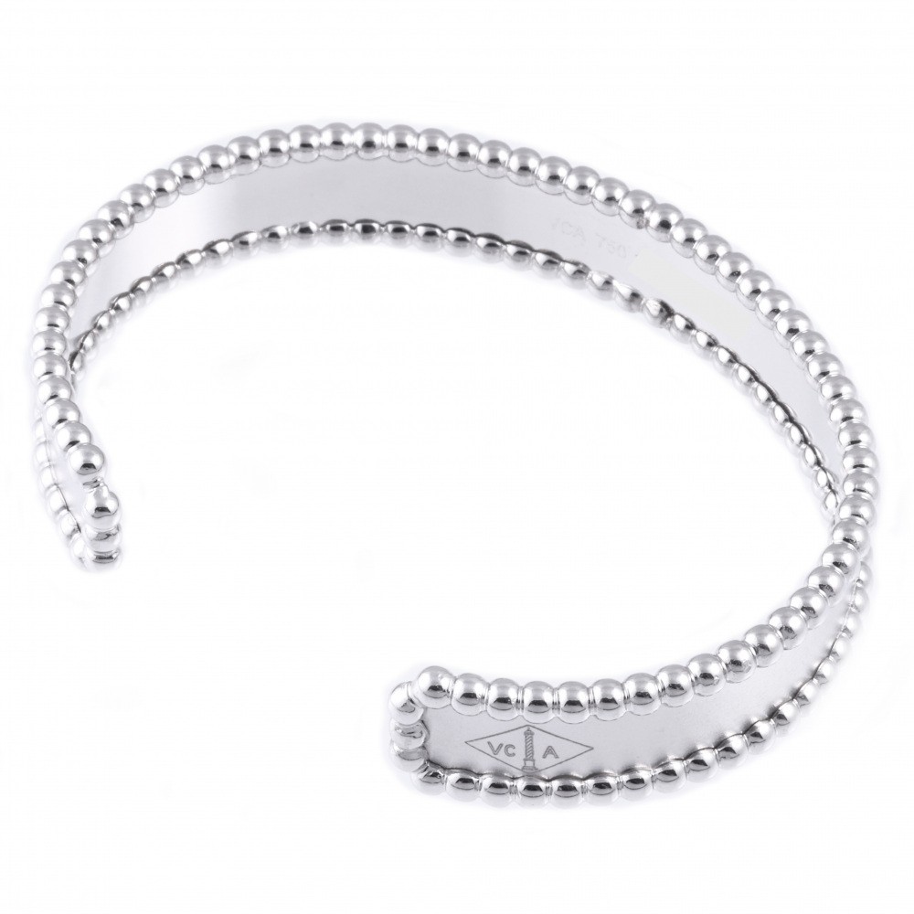 Van Cleef & Arpels Perlet Bracelet 18K White Gold