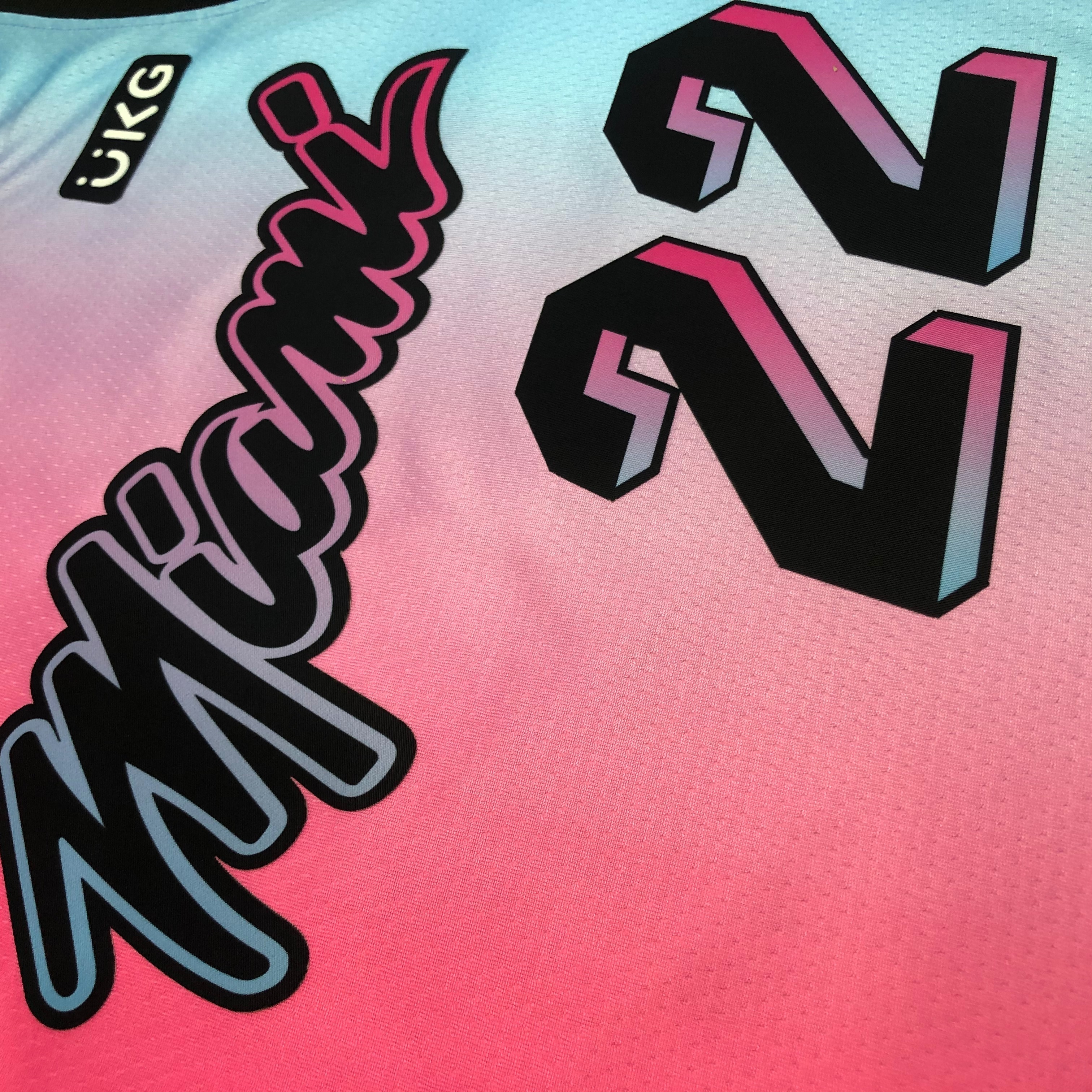21 Season Miami Heat City Edition  No.22