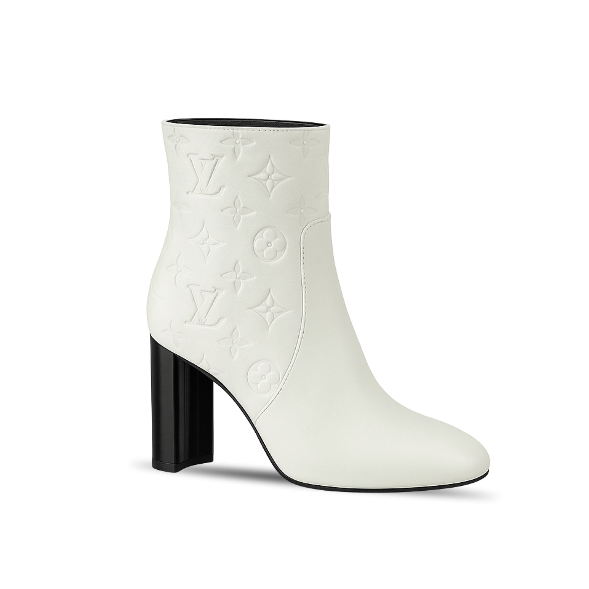 Louis Vuitton Silhouette Ankle Boot White