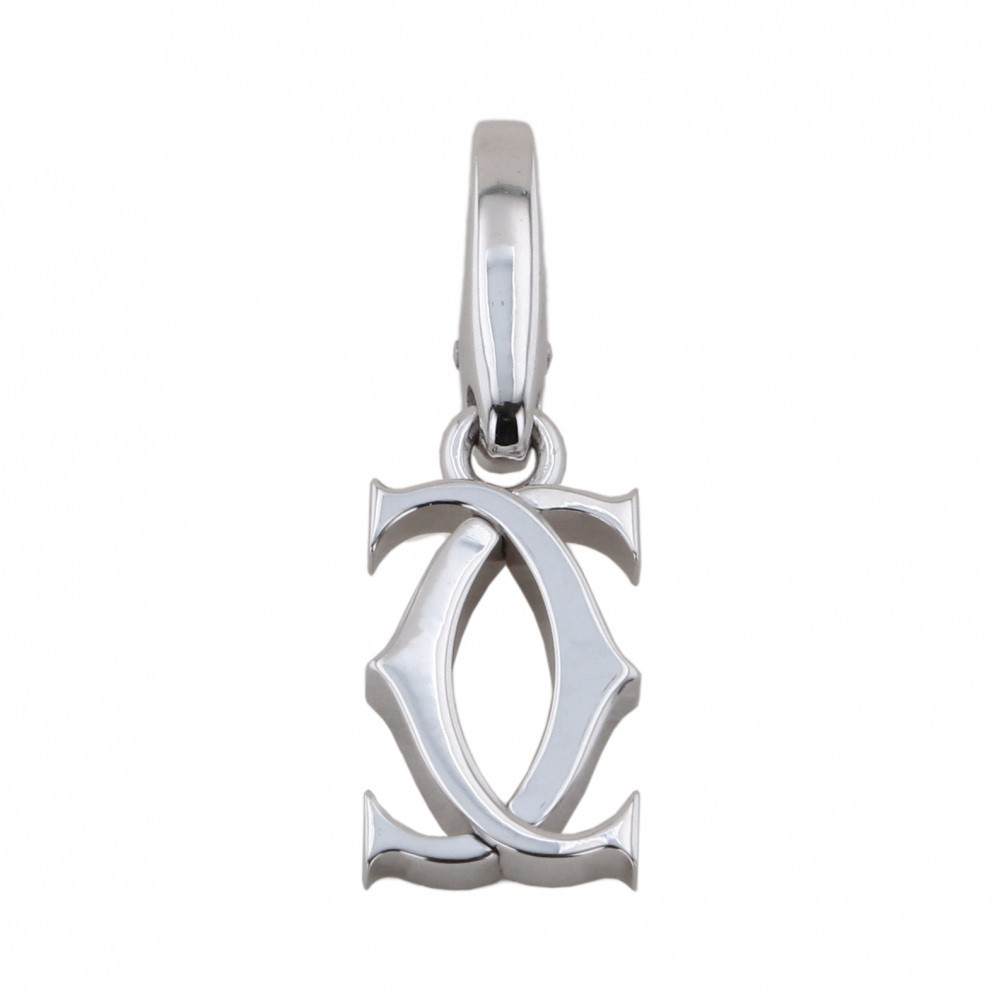 Cartier 2C Charm 18K White Gold