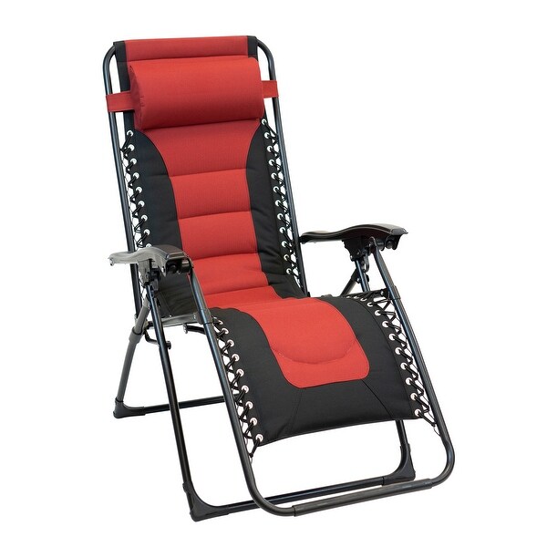 SunRay 2pc Padded Zero Gravity Chair Set