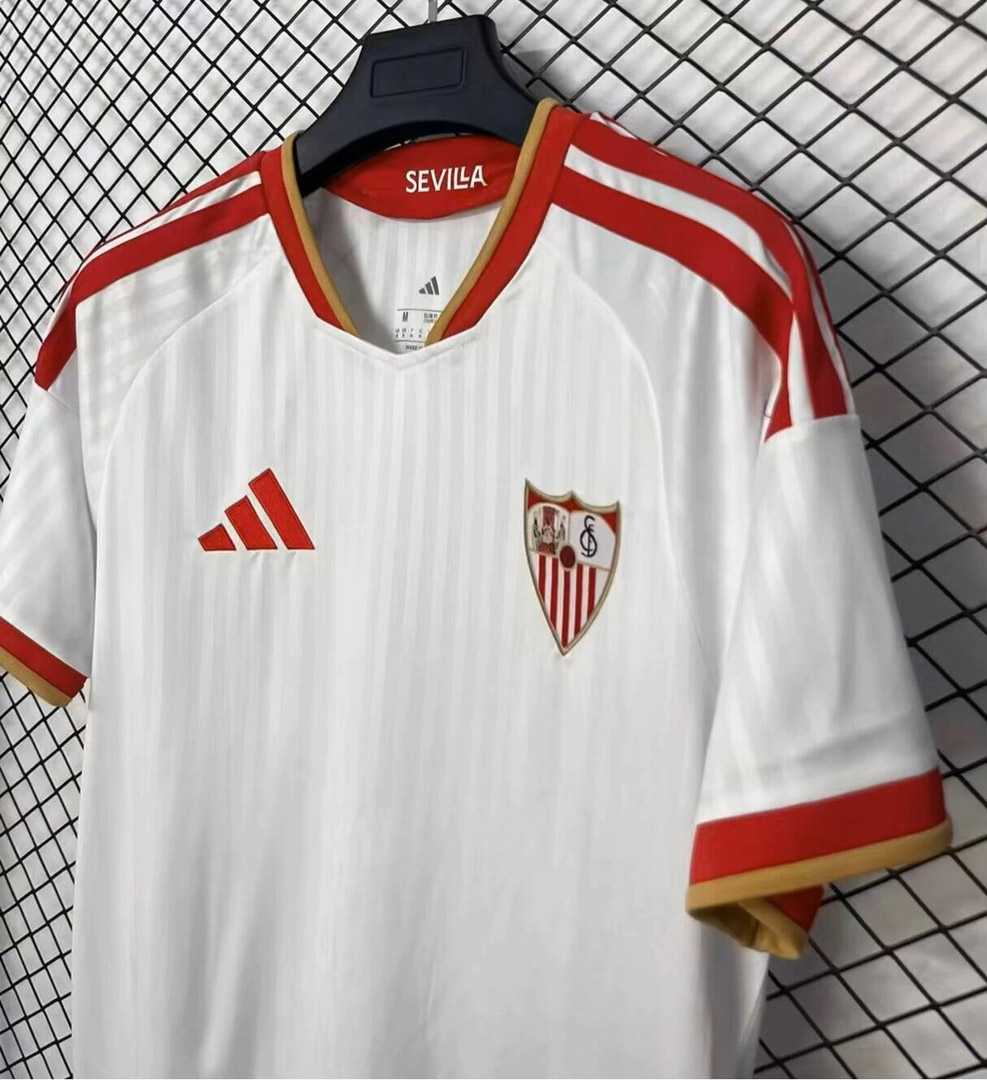 Sevilla 256/27 Home Jersey with Patch S-4XL 2