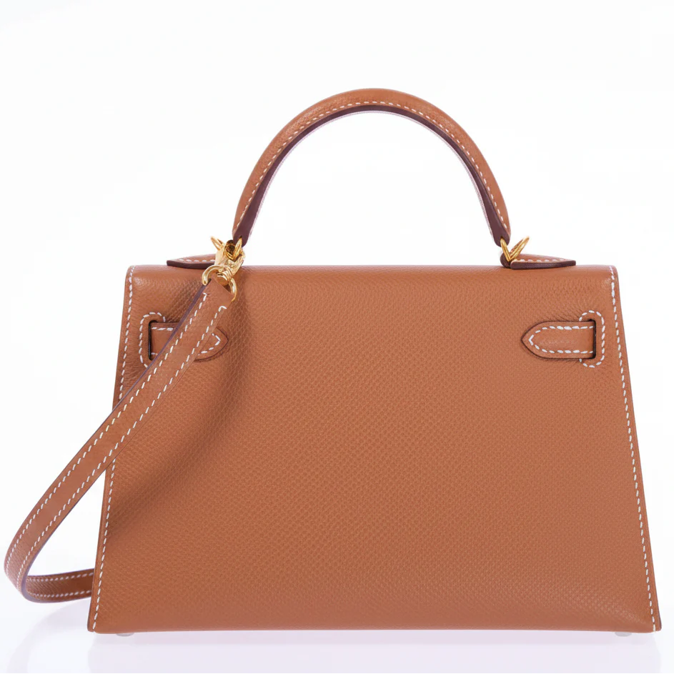 Hermès Mini Kelly II 20 Sellier Gold Epsom Gold Hardware