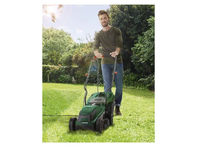 PARKSIDE® Tondeuse à gazon électrique PRM 1300 B2, 1300 W