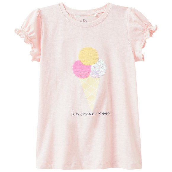 Topolino Mädchen T-Shirt mit Wendepailletten
