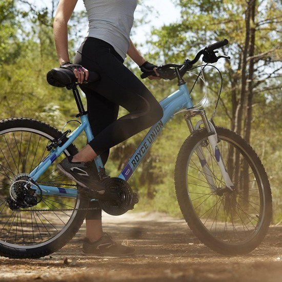 26″ Womens 21-Speed Mountain Bike, 17″ Aluminum Frame, Trigger Shift, Sky Blue
