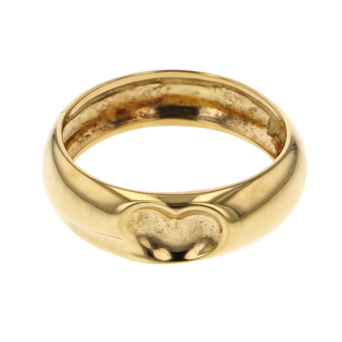 Tiffany & Co. Tiffany Heart Ring K18YG Yellow Gold Ring