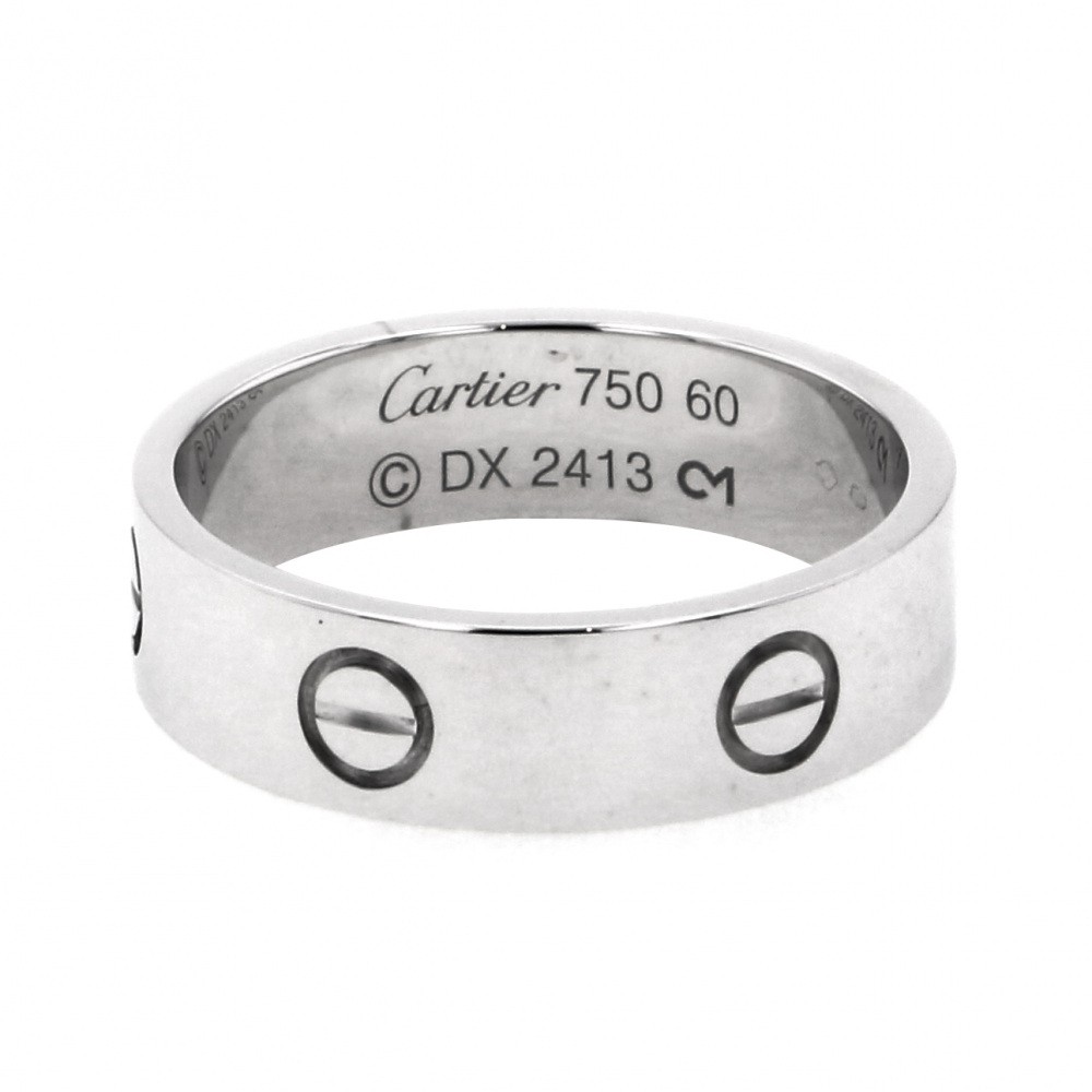 Cartier Love Ring 18K White Gold