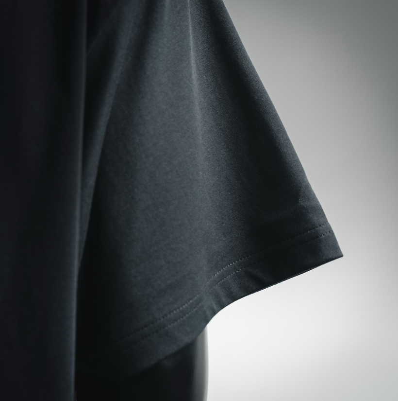 BALENCIAGA Lady In Shades Oversized T-Shirt in black dry jersey