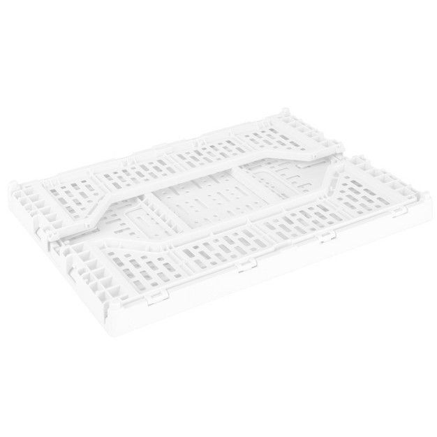 Simplify 15l Folding Storage Crate White