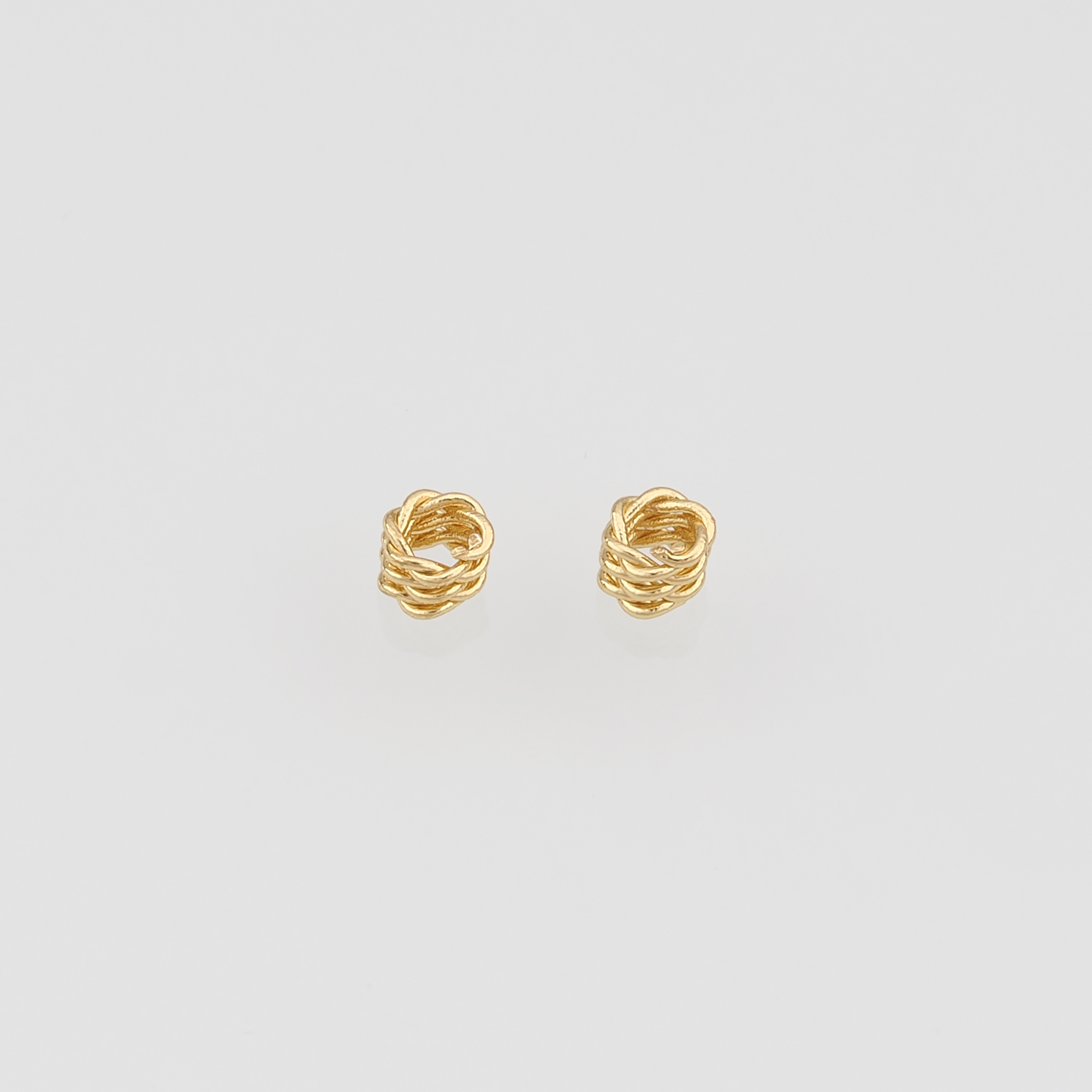 18K Gold Filled Spiral Beads,Twist Bead,Gold Knot Spacer Beads,DIY Jewelry Making Supply