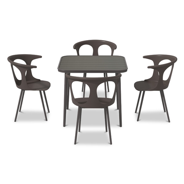 5 Piece Patio Dining Table Set