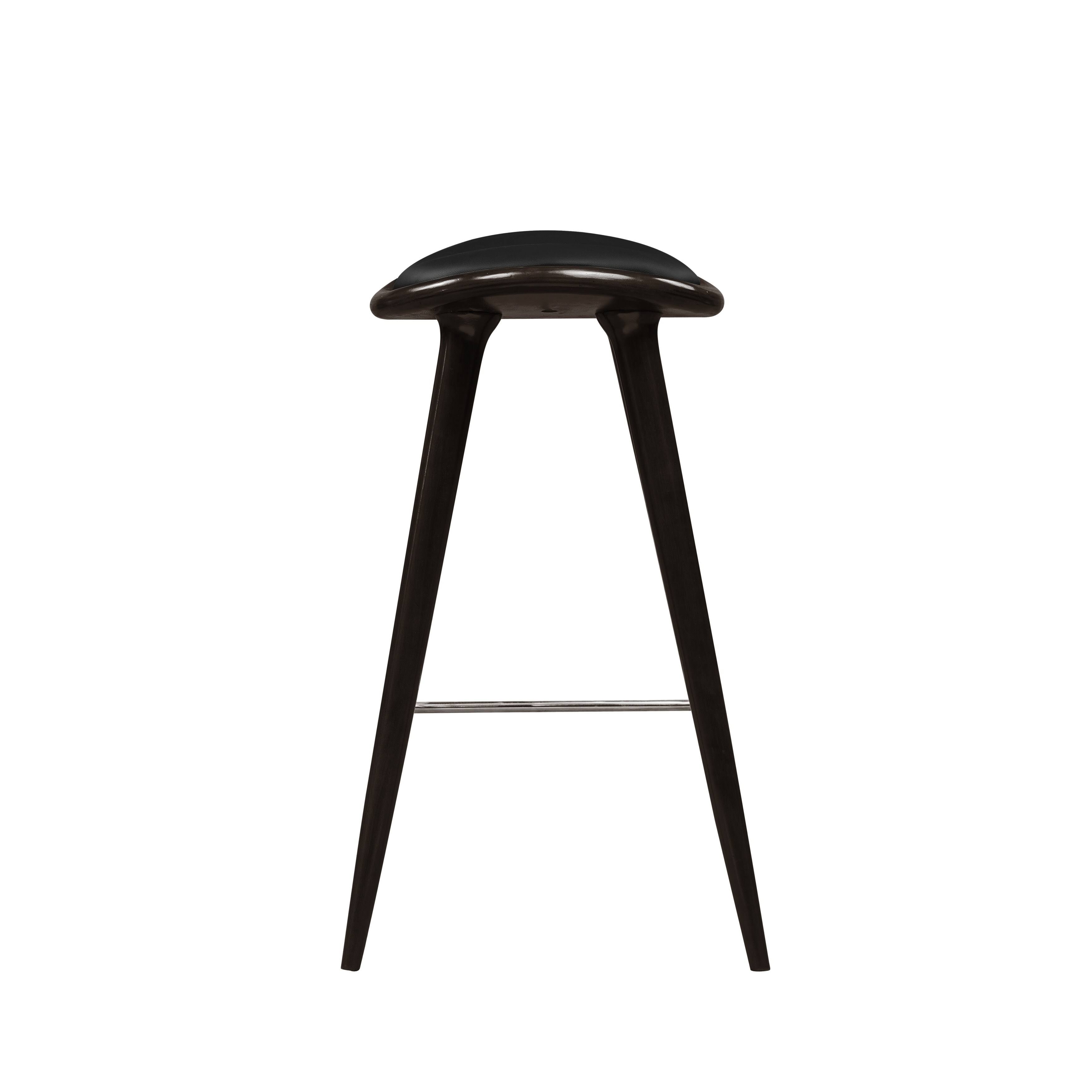 Boraam Lucio 29 inch Oval Stool, Black