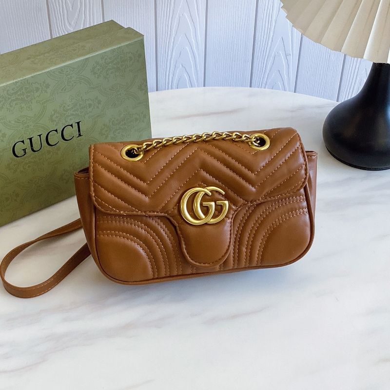 Gucci solid color shoulder crossbody bag - cnluxepick