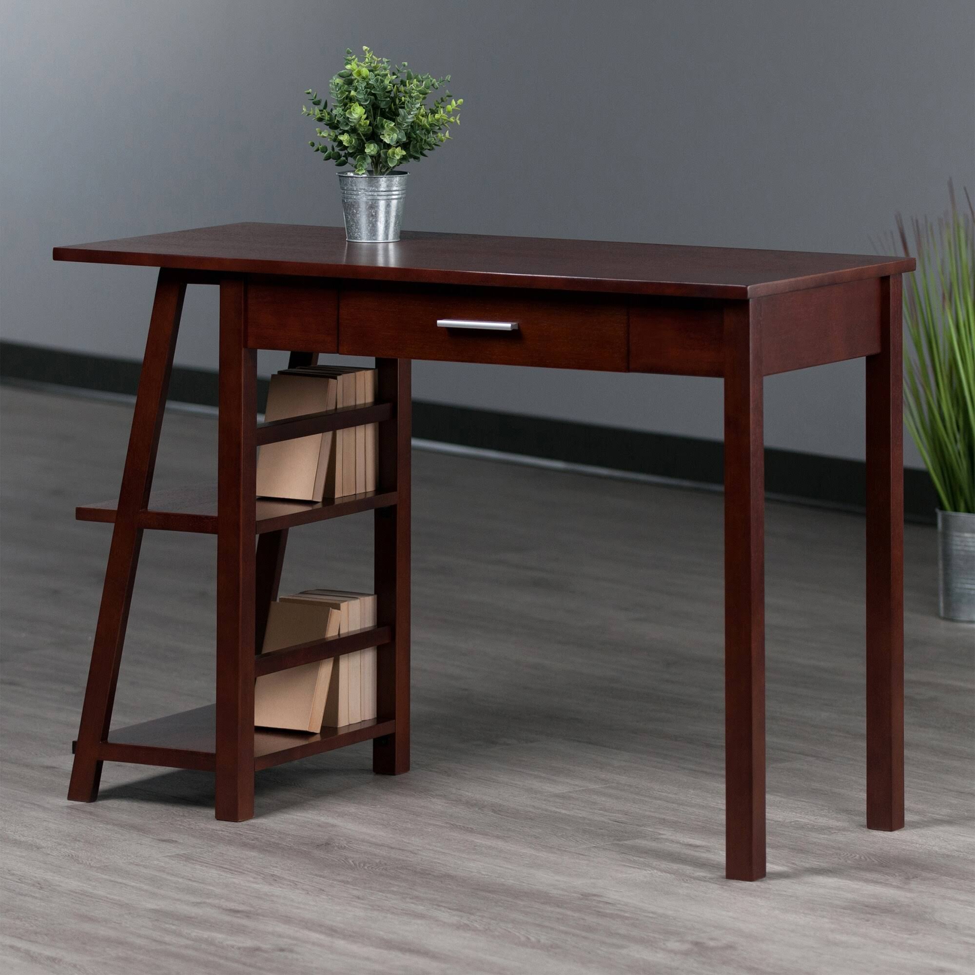 Aldric Writing Desk Walnut - Winsome