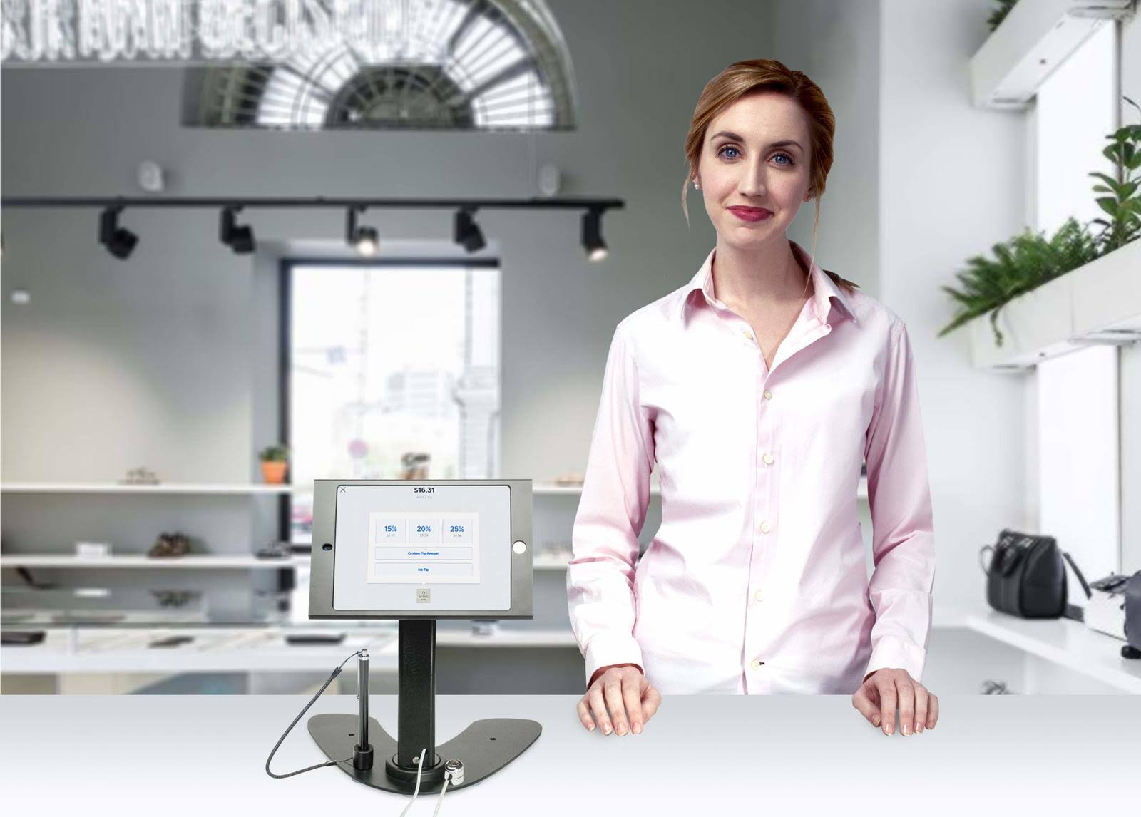 CTA - Dual Security Kiosk Stand with Locking Case - Stand for Tablet