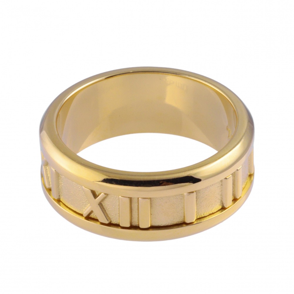 Tiffany & Co. Atlas Ring 18K Yellow Gold