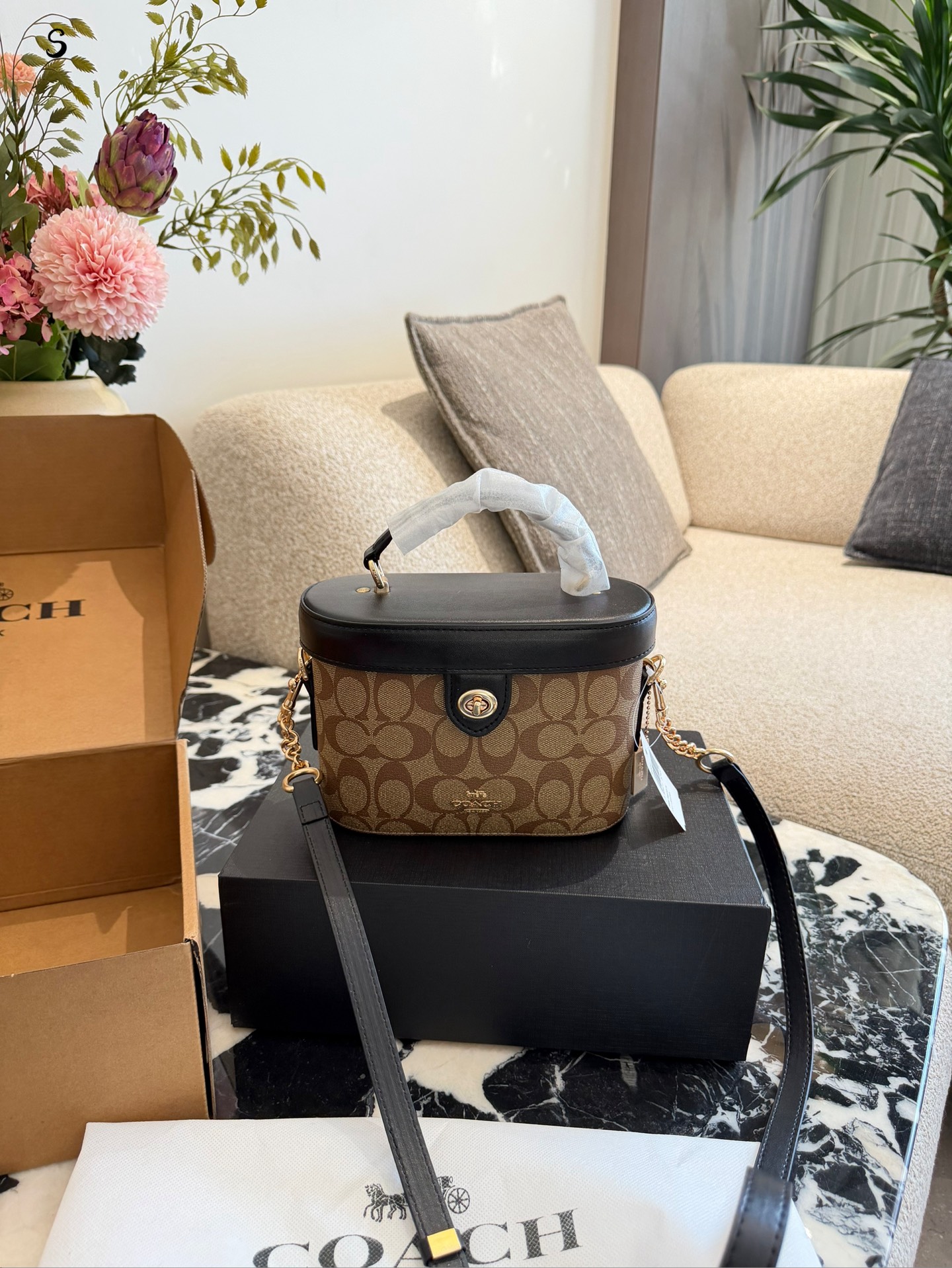 Coach Monogram Box Bag - cnluxepick