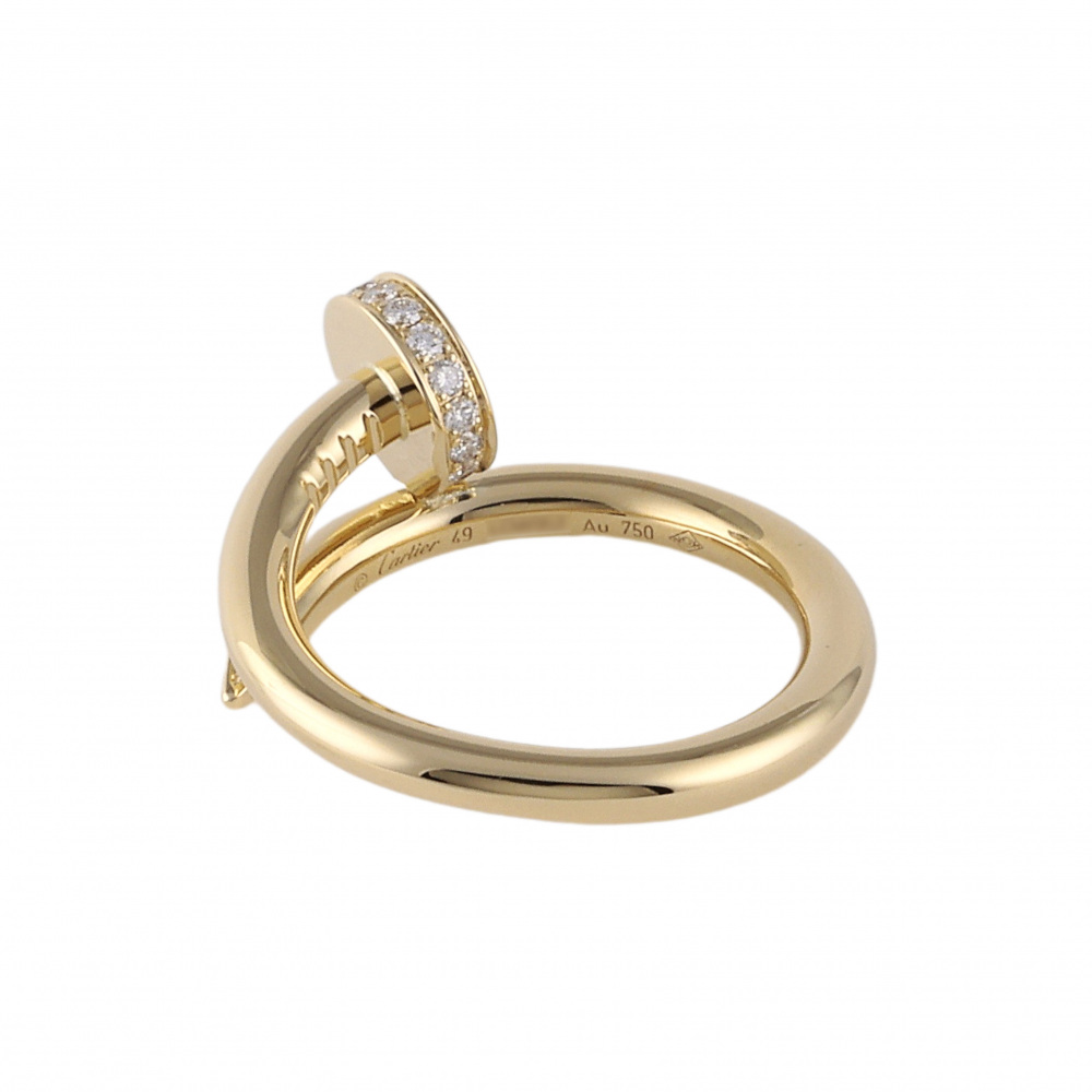 Cartier Juste un Clou Ring 18K Yellow Gold Diamond B4216900