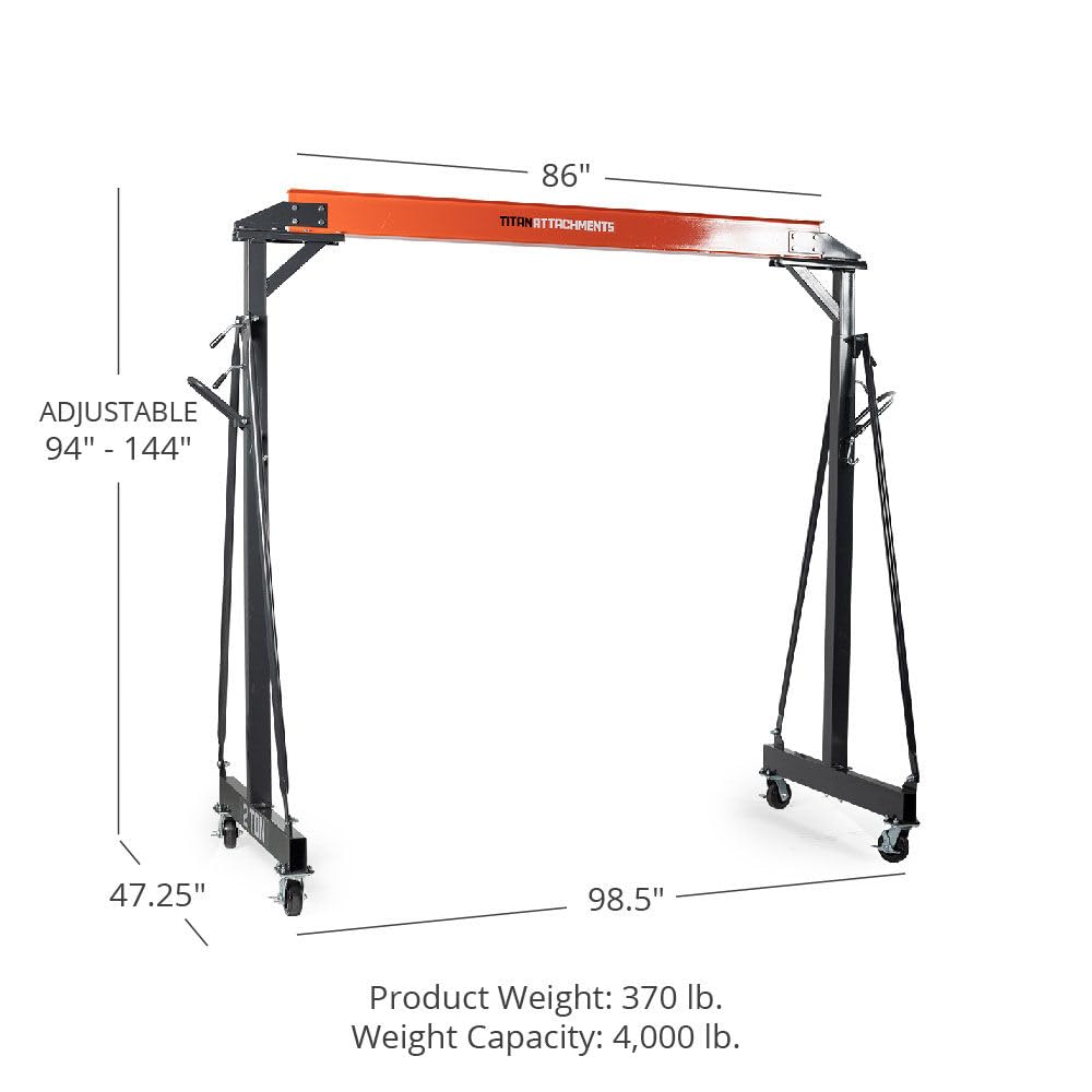 Titan Attachments Adjustable Gantry Cranes