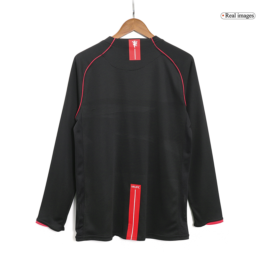 Retro Soccer Jersey Manchester United Away Long Sleeve 2007/08