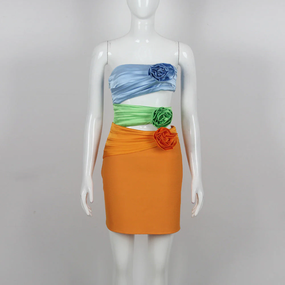 Strapless Cutout A-Line Party DressClistos