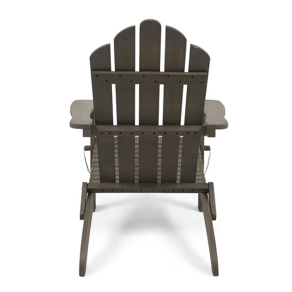 Hollywood Foldable Acacia Adirondack Chair by Christopher Knight Home