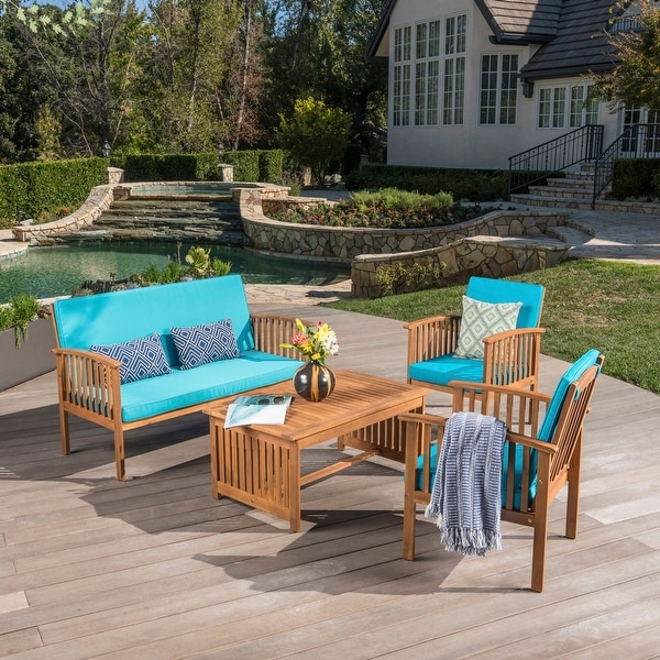 Acacia Wood Patio Furniture Set