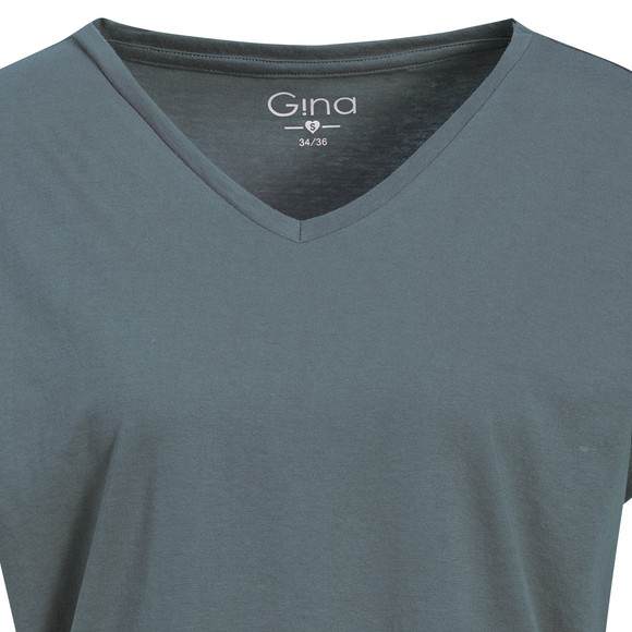 Gina Damen T-Shirt im Basic-Look