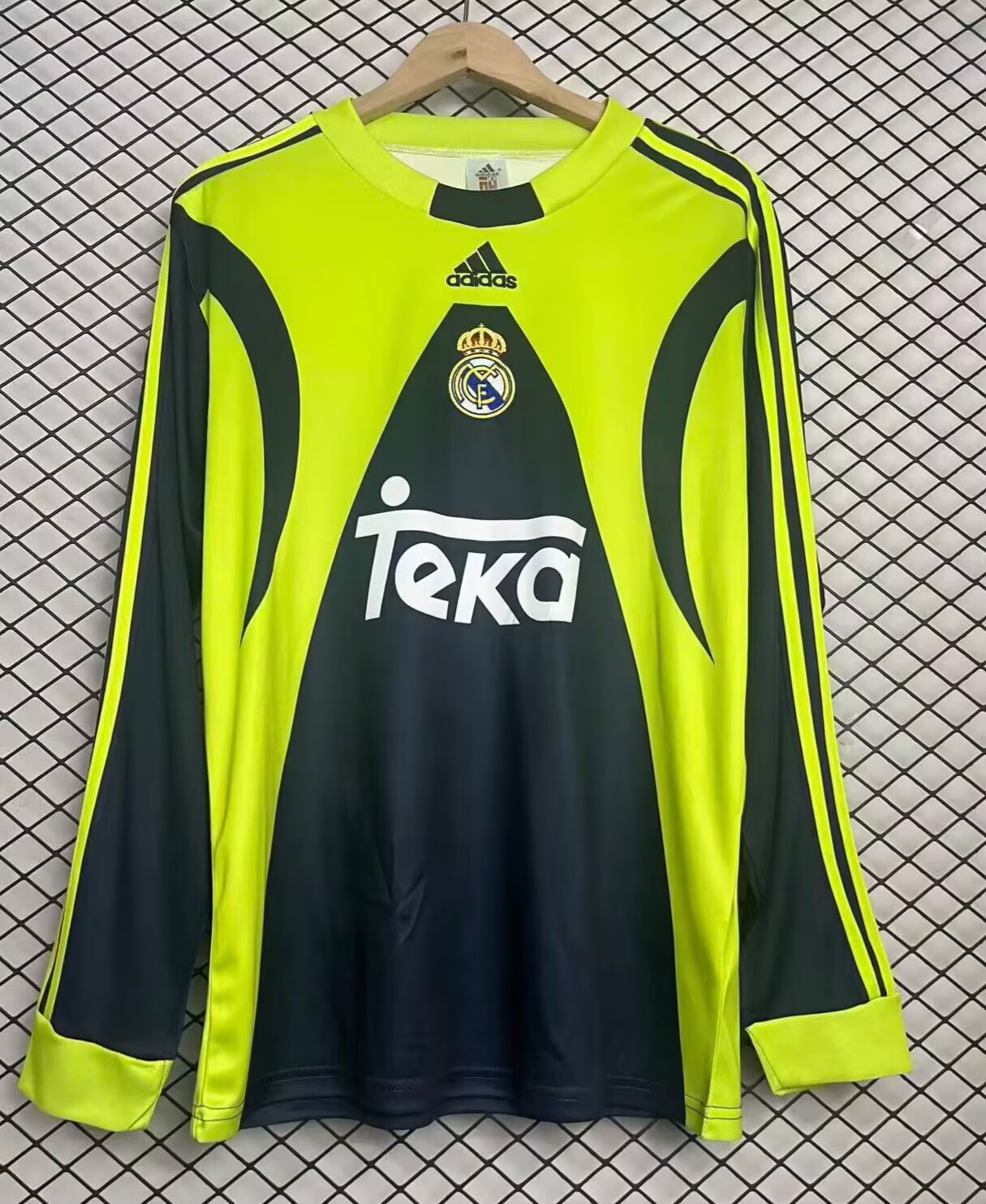 Retro Real Madrid 1999/00 GK Jersey Long Sleeves S-XXL