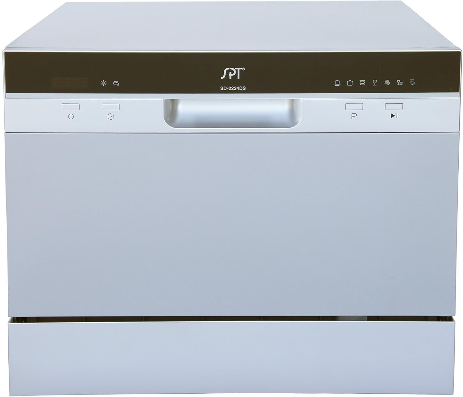 Dishwasher with Delay Start & LED – Silver