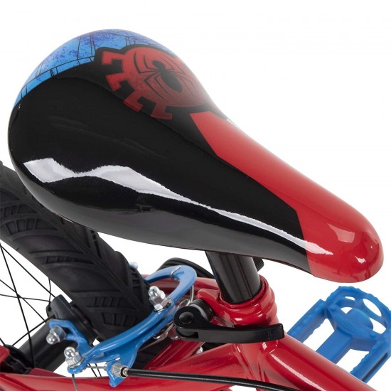 12 inch Spider-Man Kid Bike, Handlebar Plaque, Quick Connect, 12 inch
