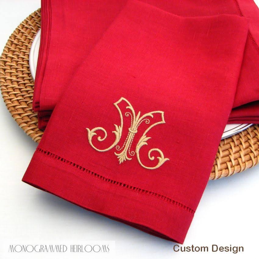 Sferra Festival Dinner Napkins, Set of 4 - Red
