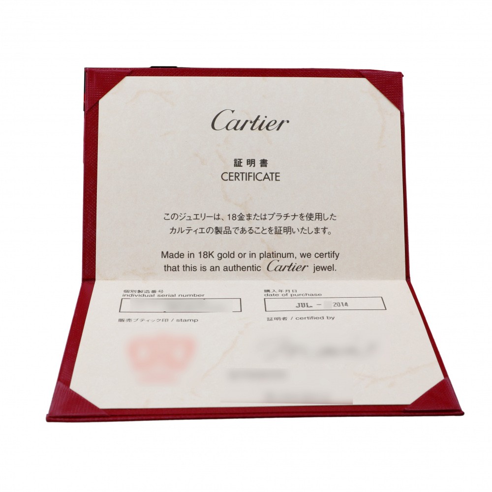 Cartier Love #16 Bracelet 18K White Gold & 18K Rose Gold Diamond