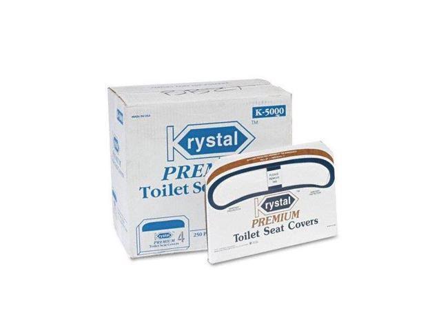 Health Gards Toilet Seat Covers, White, 250 Covers/Pack, 20