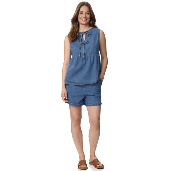 Jonas Nielsen Damen Jeanstop mit Bindebändern