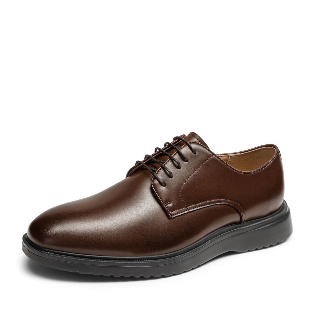 [MaxFlex Ease Polish] Men's Plain-Toe Lightweight Oxford Shoes