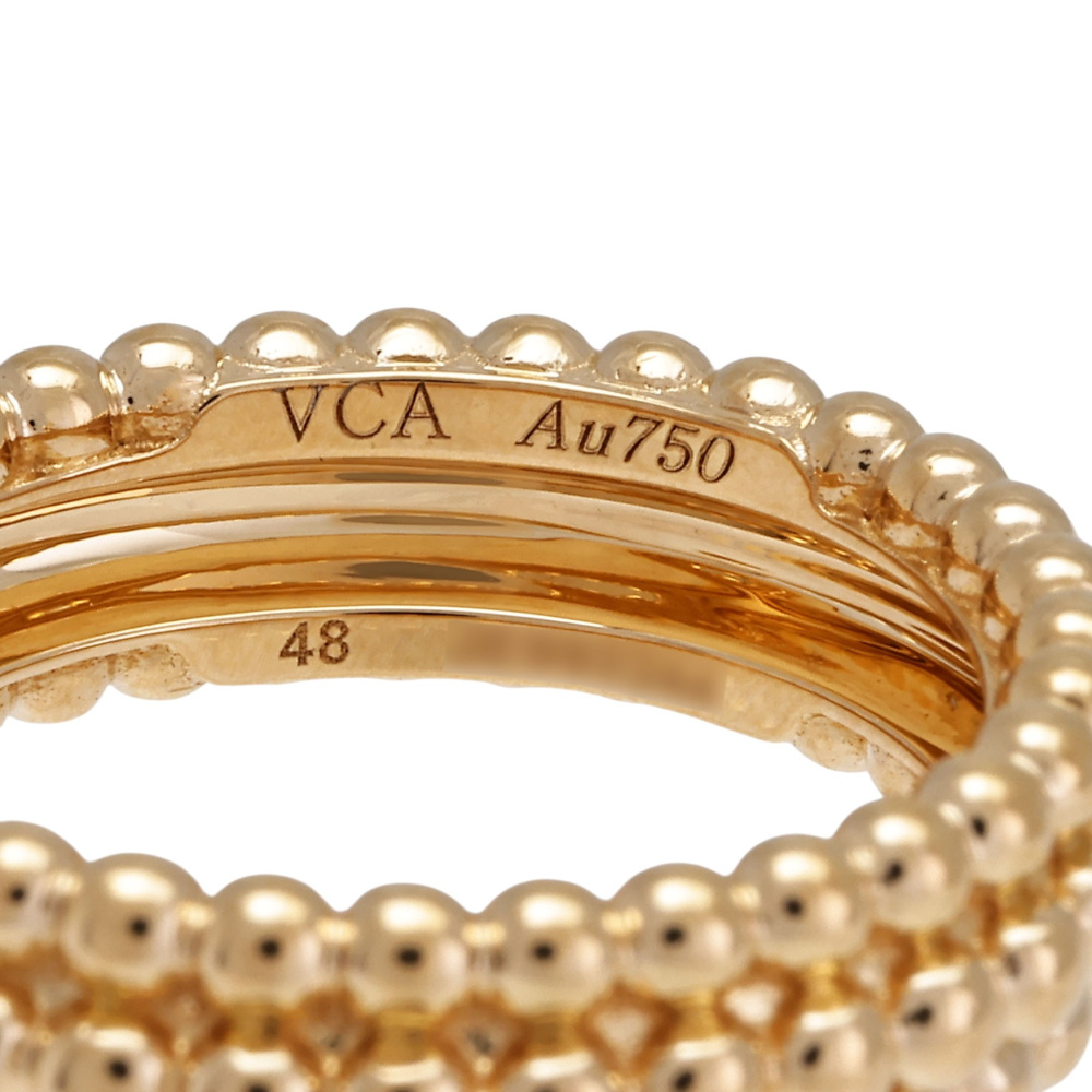 Van Cleef & Arpels Perlet Ring 18K Yellow Gold VCARP0X800
