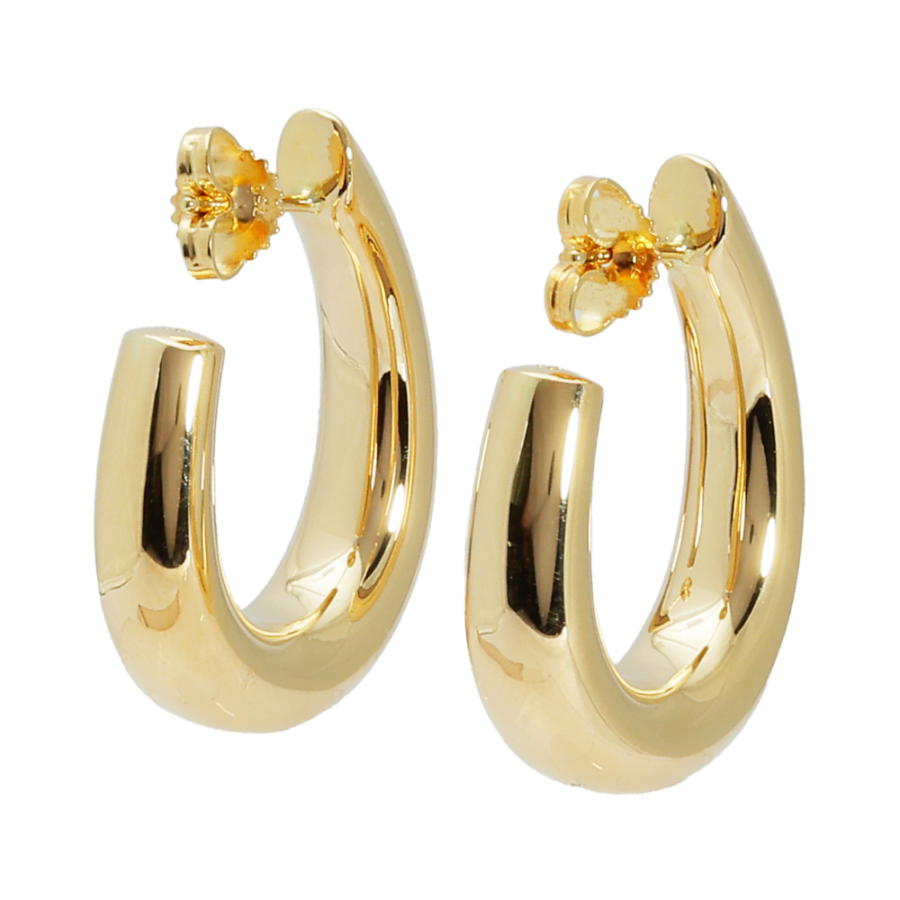 Tiffany & Co. Tiffany Hoop K18YG Yellow Gold Earrings