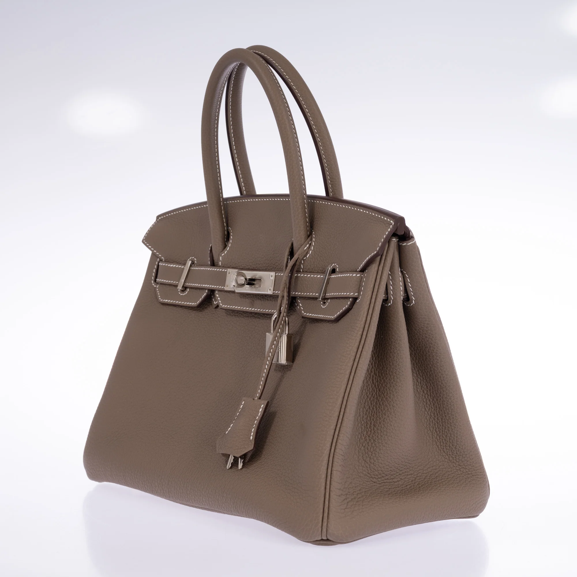 Hermès Birkin 30 Étoupe Togo Palladium Hardware