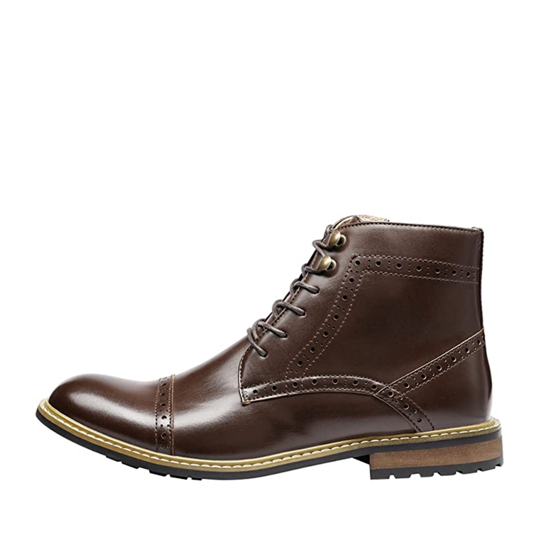 Men's Dignified Wingtip Derby Ankle Boots