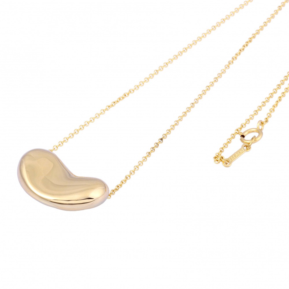 Tiffany & Co. Elsa Peretti Beans Necklace 18K Yellow Gold