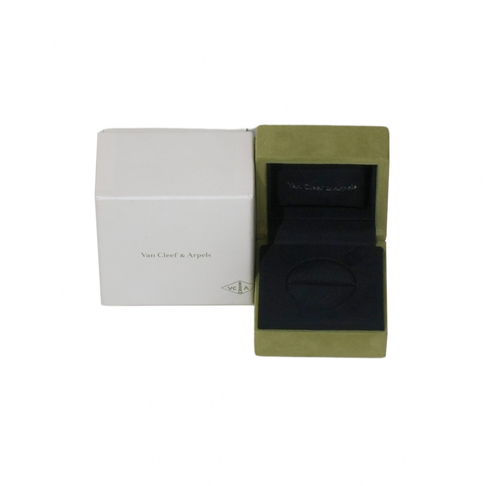 Van Cleef & Arpels Sweet Alhambra Ring 18K White Gold Diamond VCARO85800