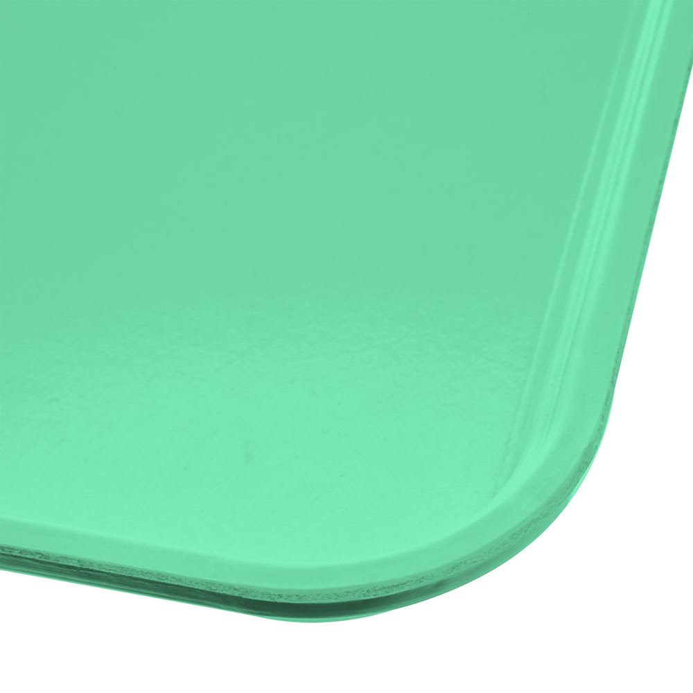 Carlisle 2618FGQ007 Customizable Tropical Green 18x22 x 26x22 Glasteel Display / Bakery Fiberglass Tray - 6/Case